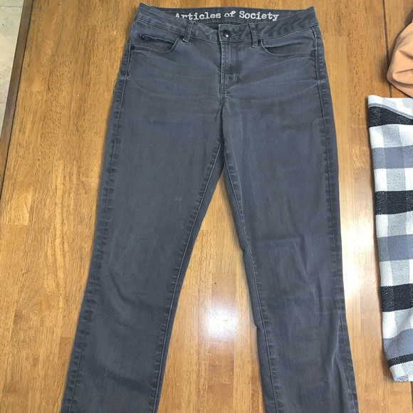 Articles of Society grey washed out jeans - Picture 2 of 3